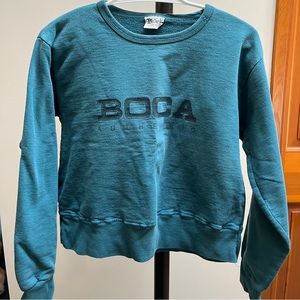 Vintage cropped crew neck